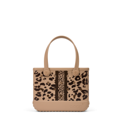 Bitty Bogg Bag - Camel/ Hot Cocoa Leopard Lux