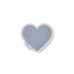 Bogg Bit - Washed Denim Heart